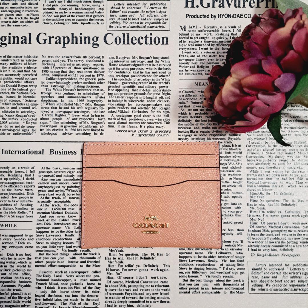 【CO-311】COACH コーチ カードケース CH145 ピンク