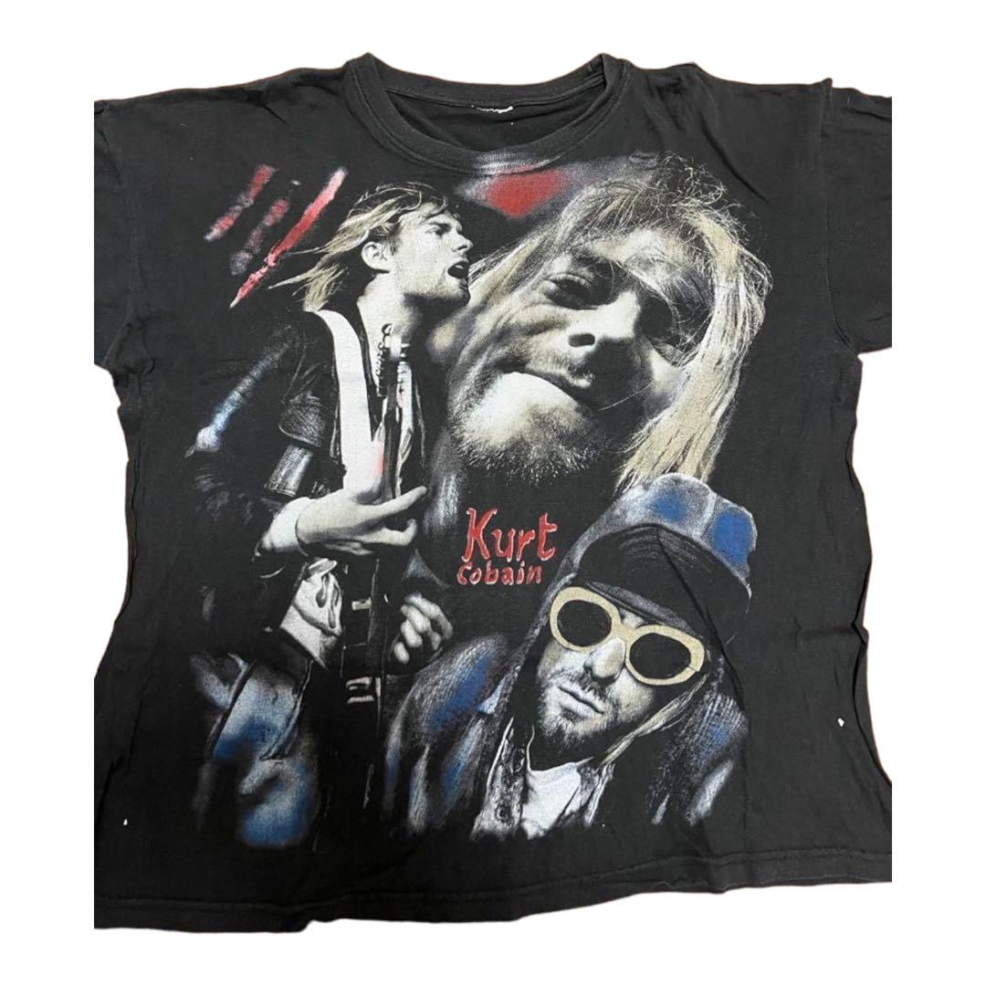 90s kurt cobain 追悼　メモリアル　Tシャツ　カートコバーン