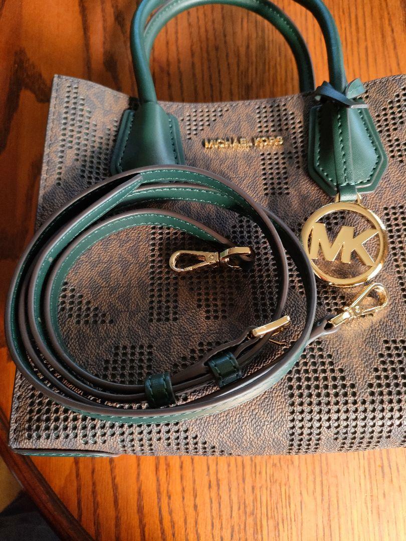 MICHAEL KORS 刺繍デザイン ショルダーバッグ Michael Kors】Sheila Medium Sequined Floral Print Satchel