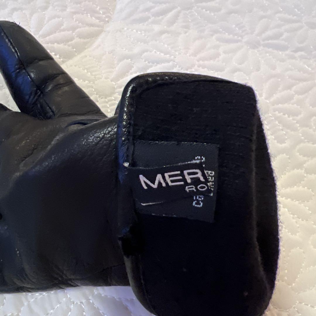 MEROLA グローブ　ブラック　手袋　サイズ7 1/2 ラルディーニ