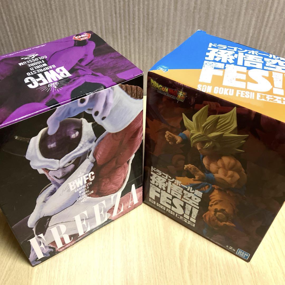 国内外の人気 FES & フリーザ BWFC 孫悟空 2個セット【新品未開封 フィギュア コミック・アニメ
