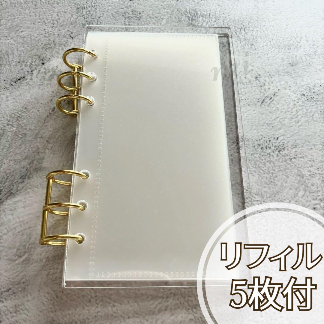 韓国♡アクリルバインダー♡いちご♡A6貯金SAVING アクリルバインダー A6 家計管理 韓国 バインダー貯金