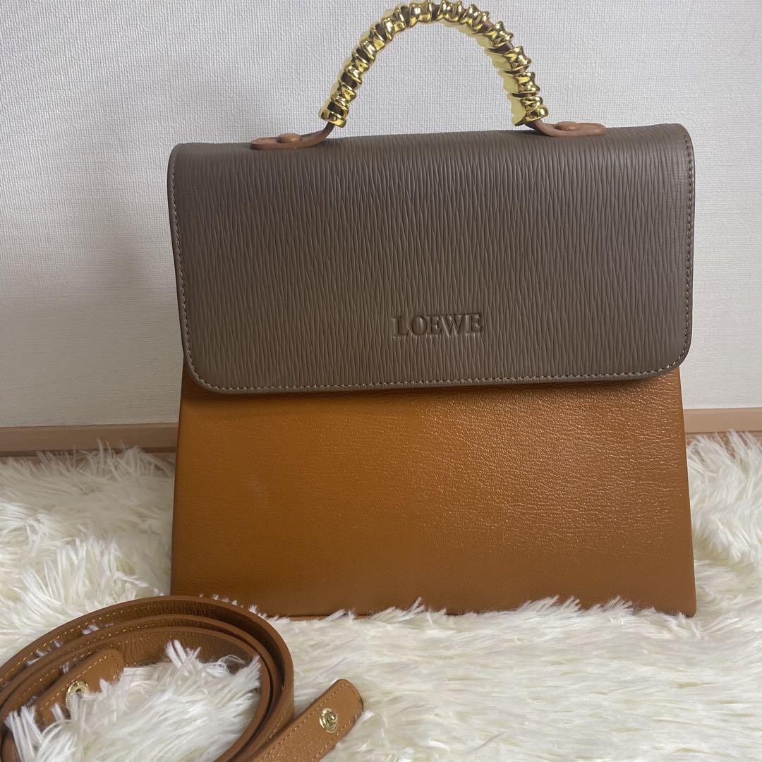美品 ロエベ ベラスケス 2way ショルダーバッグ ハンドバッグ ヴィンテージ