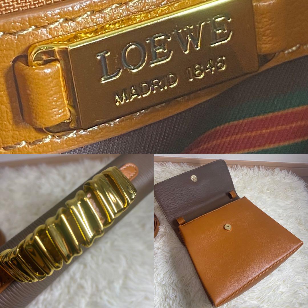 美品 ロエベ ベラスケス 2way ショルダーバッグ ハンドバッグ ヴィンテージ