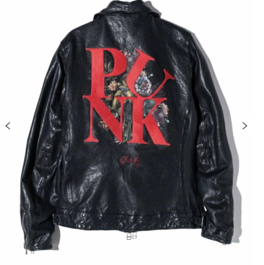 新品 glamb Punk Bouquet Riders Jacket