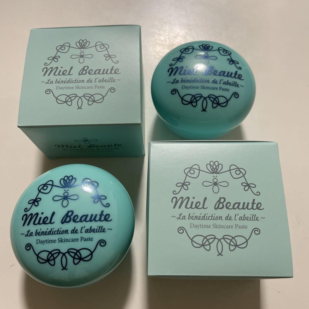 ミエルボーテ デイタイムスキンケアペースト（バニラ ）25g 3セット・おまけ付