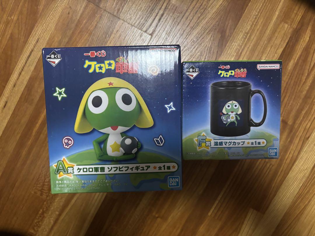 ケロロ軍曹　一番くじ　ラストワン　Ａ賞　ソフビフィギュア　マグカップ 価格高騰】『一番くじ ケロロ軍曹』ラストワン賞、メルカリで