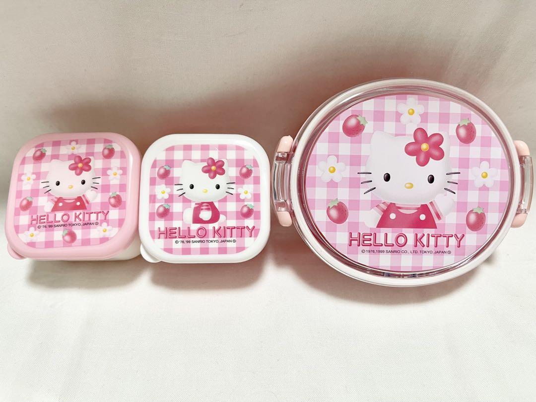 ⭐お値下げ⭐平成レトロ　野いちご　HELLO KITTY 弁当箱セット ピンク ⭐お値下げ⭐平成レトロ 野いちご HELLO KITTY 弁当箱セット ピンク