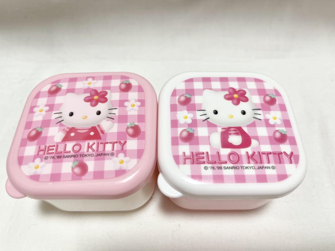 ⭐お値下げ⭐平成レトロ　野いちご　HELLO KITTY 弁当箱セット ピンク ⭐お値下げ⭐平成レトロ 野いちご HELLO KITTY 弁当箱セット ピンク