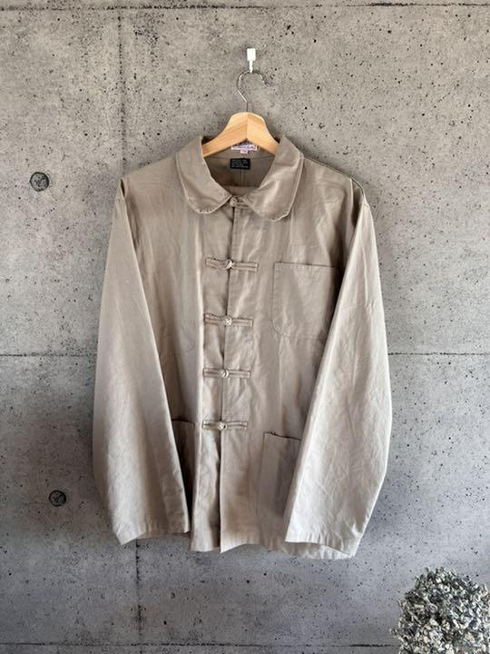 フレンチチャイナ セットアップ ベージュ ブルゾン 56 vintage ベージュ デッドストック デッドストック 【新品正規品】 フレンチチャイナ セットアップ ベージュ ブルゾン 56 vintage ベージュ デッドストック デッドストック 【新品正規品】