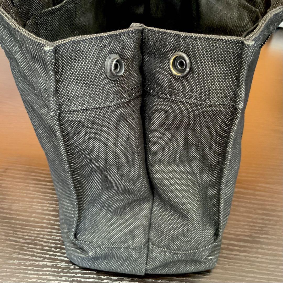 ポーター　PORTER キャンバス　バッグ　ブラック　黒　トート　ハンド　美品