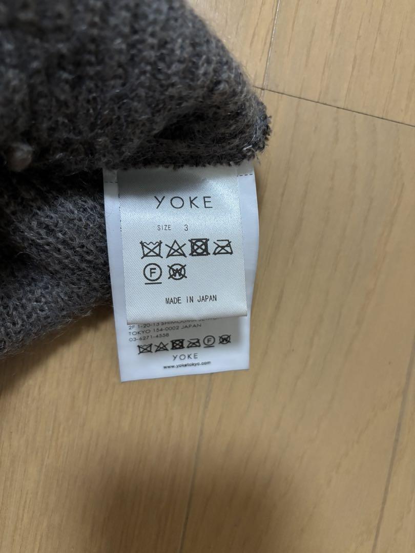 YOKE × carol 別中KID MOHAIRニットサイズ3