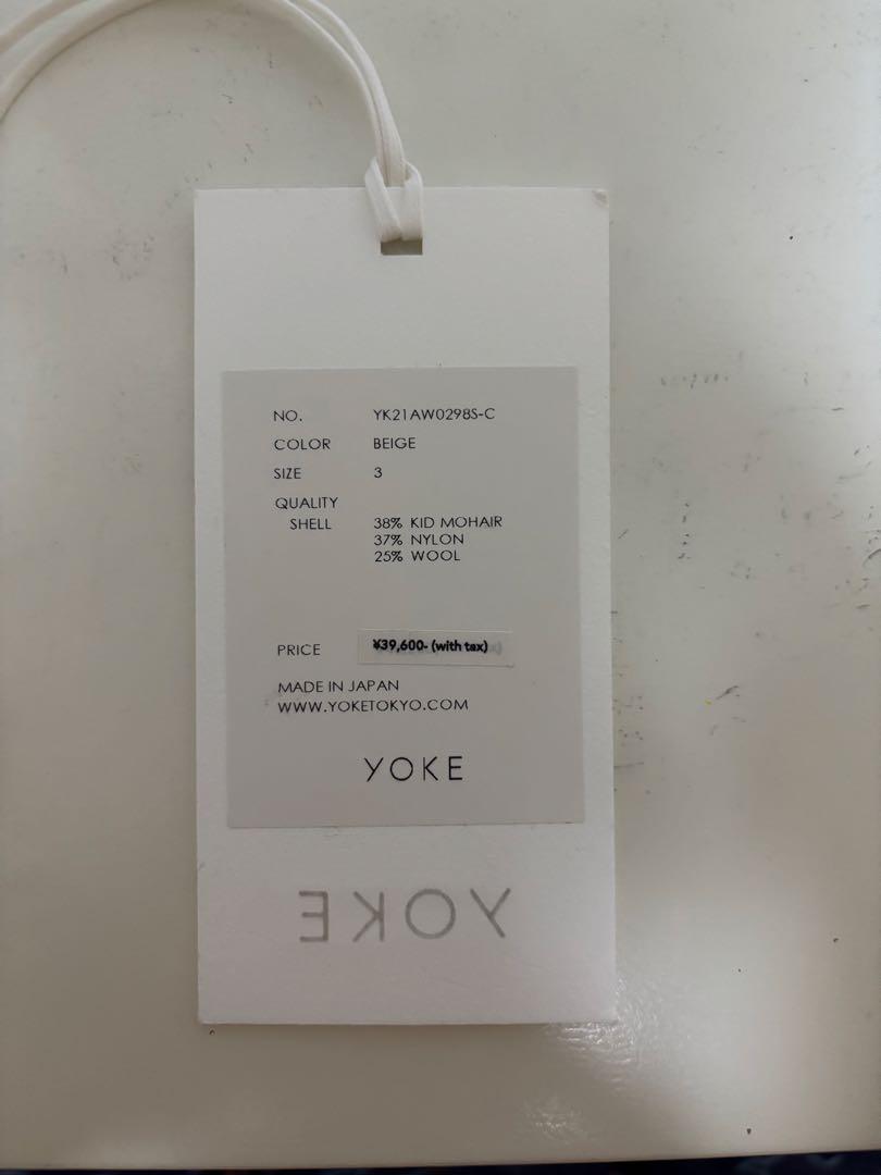 YOKE × carol 別中KID MOHAIRニットサイズ3