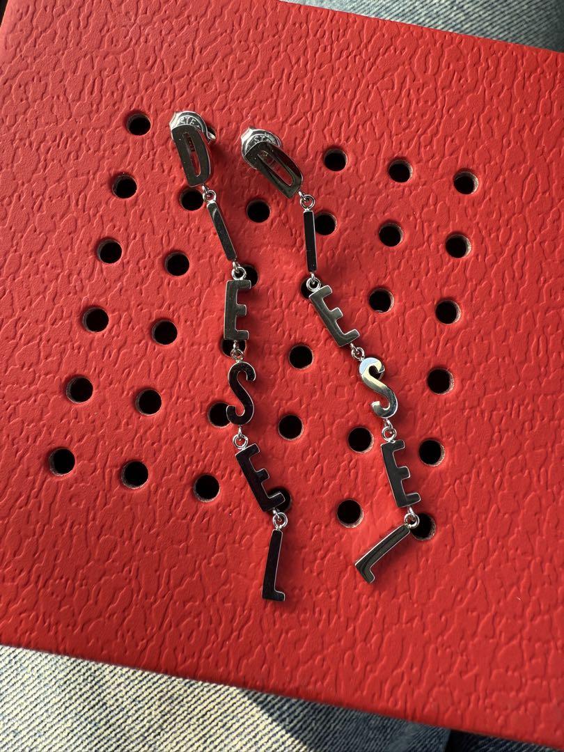 DX1488 Stainless steel drop earrings｜シルバー｜ウィメンズ