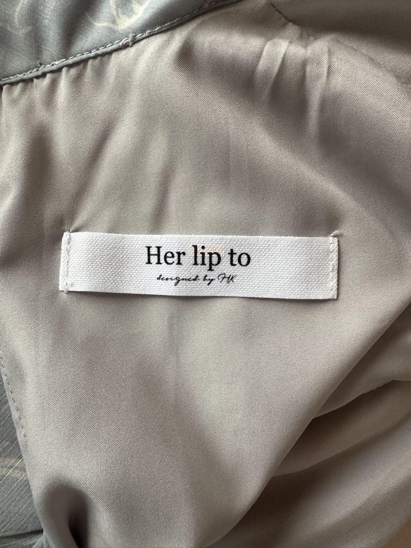 ワンピース her lip to Tulip Chiffon Long Dress