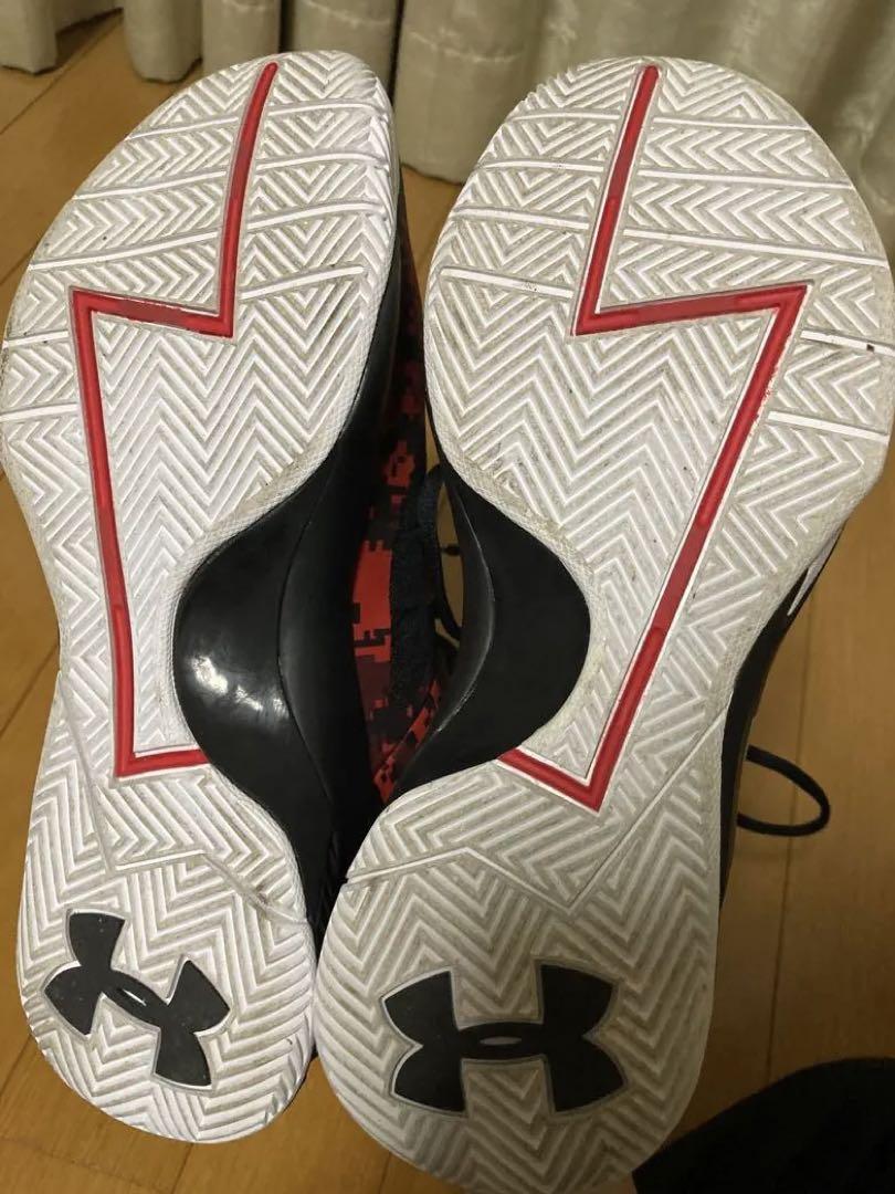 シューズ(男性用) UNDER ARMOR UA LIGHTNING RED 26.5