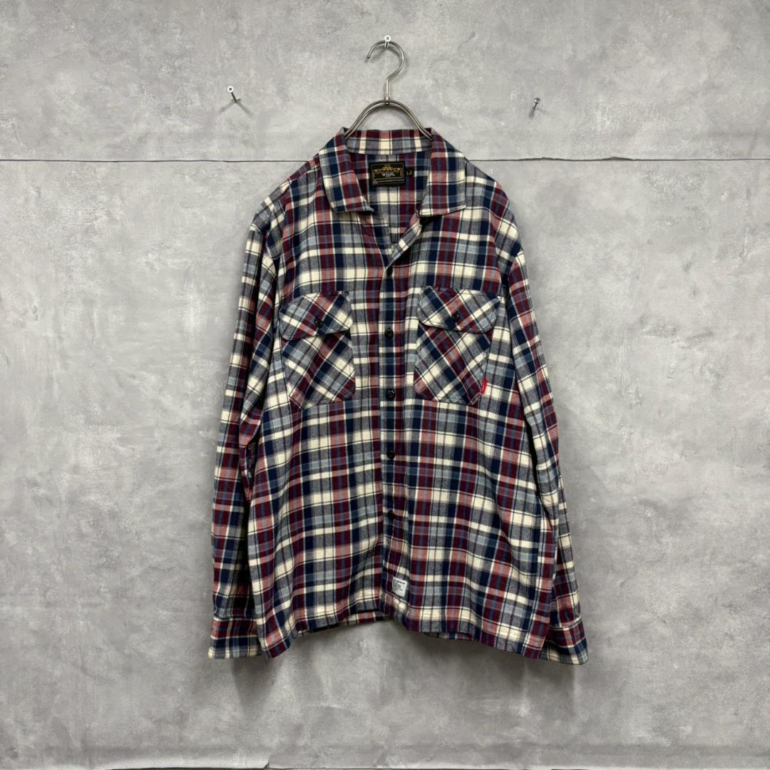 WTAPS ダブルタップス チェック ネルシャツ 日本製 N1933 WTAPS ダブルタップス チェック ネルシャツ 日本製 N1933