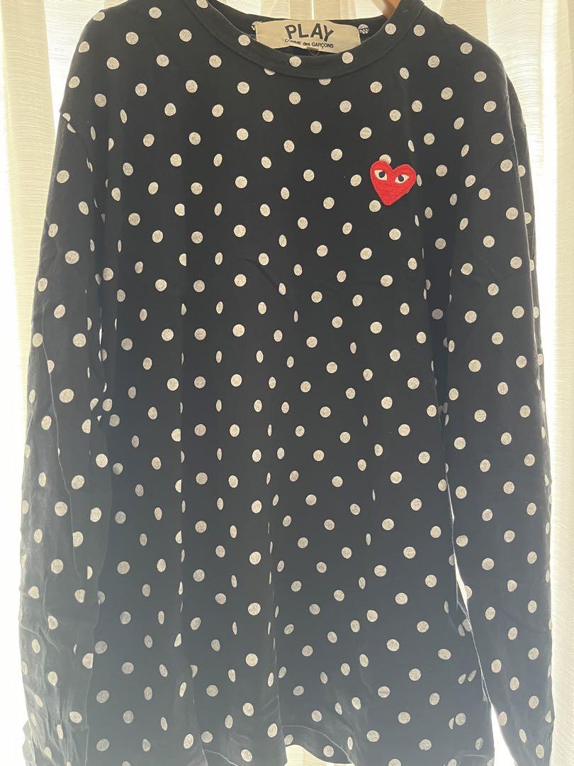 PLAY COMME des GARÇONS ドット柄 長袖Tシャツ