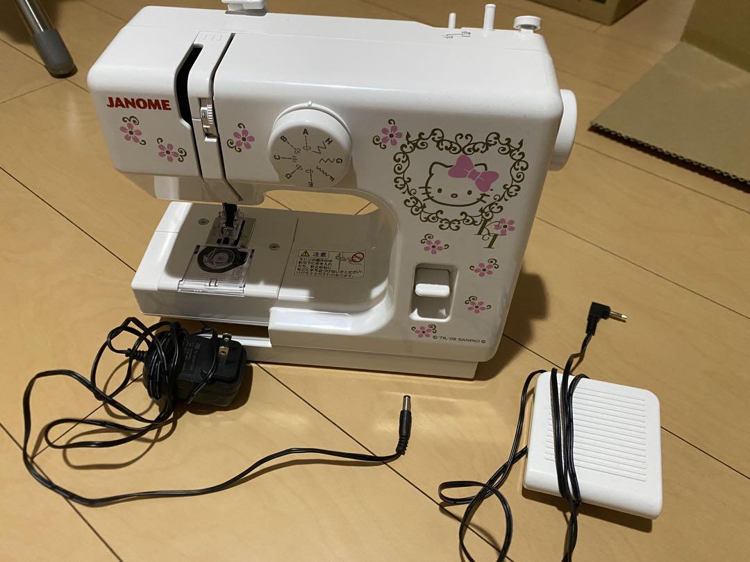 JANOME ジャノメ 電動コンパクトミシン ハローキティ KT-35