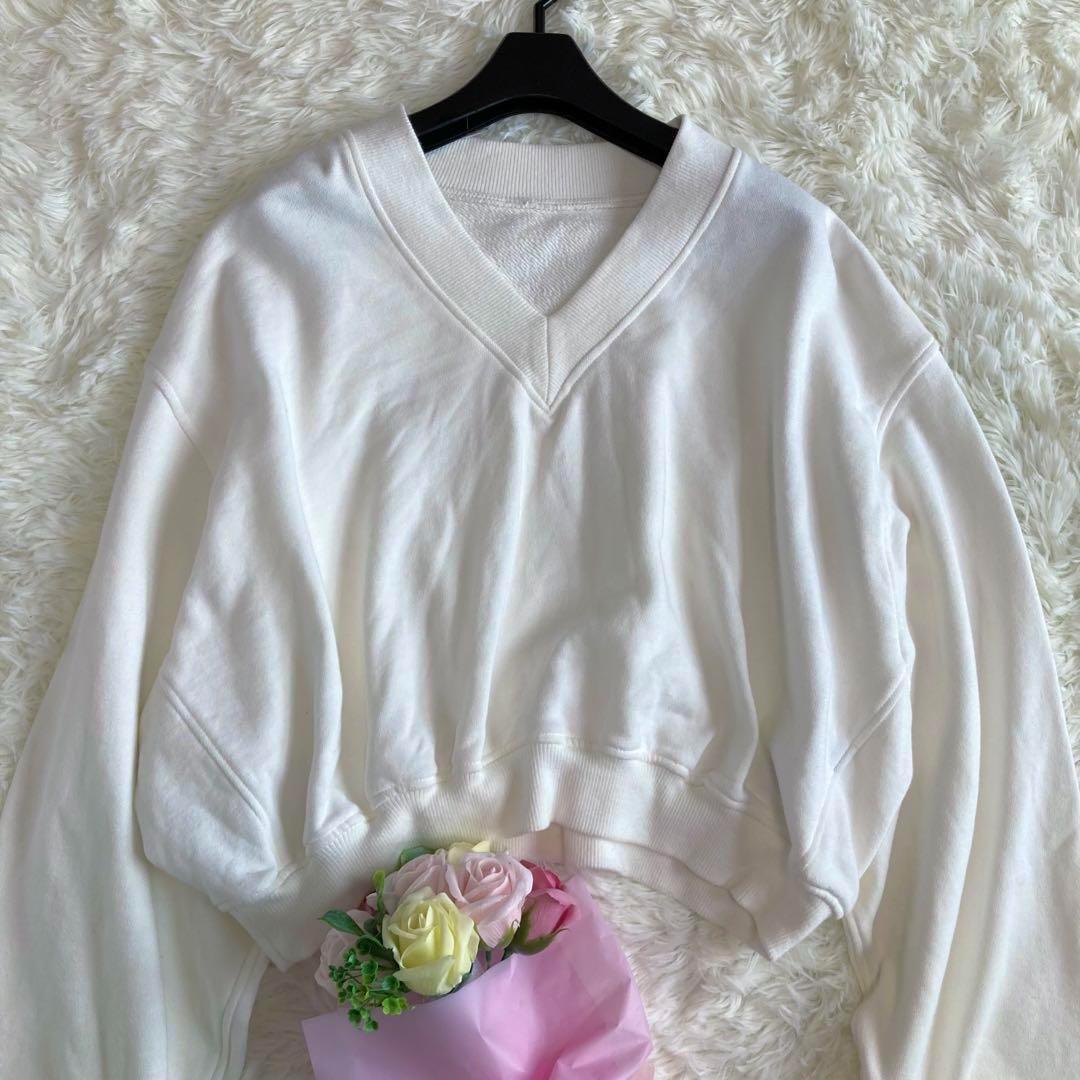 新品ジプソフィアVネック スウェット
