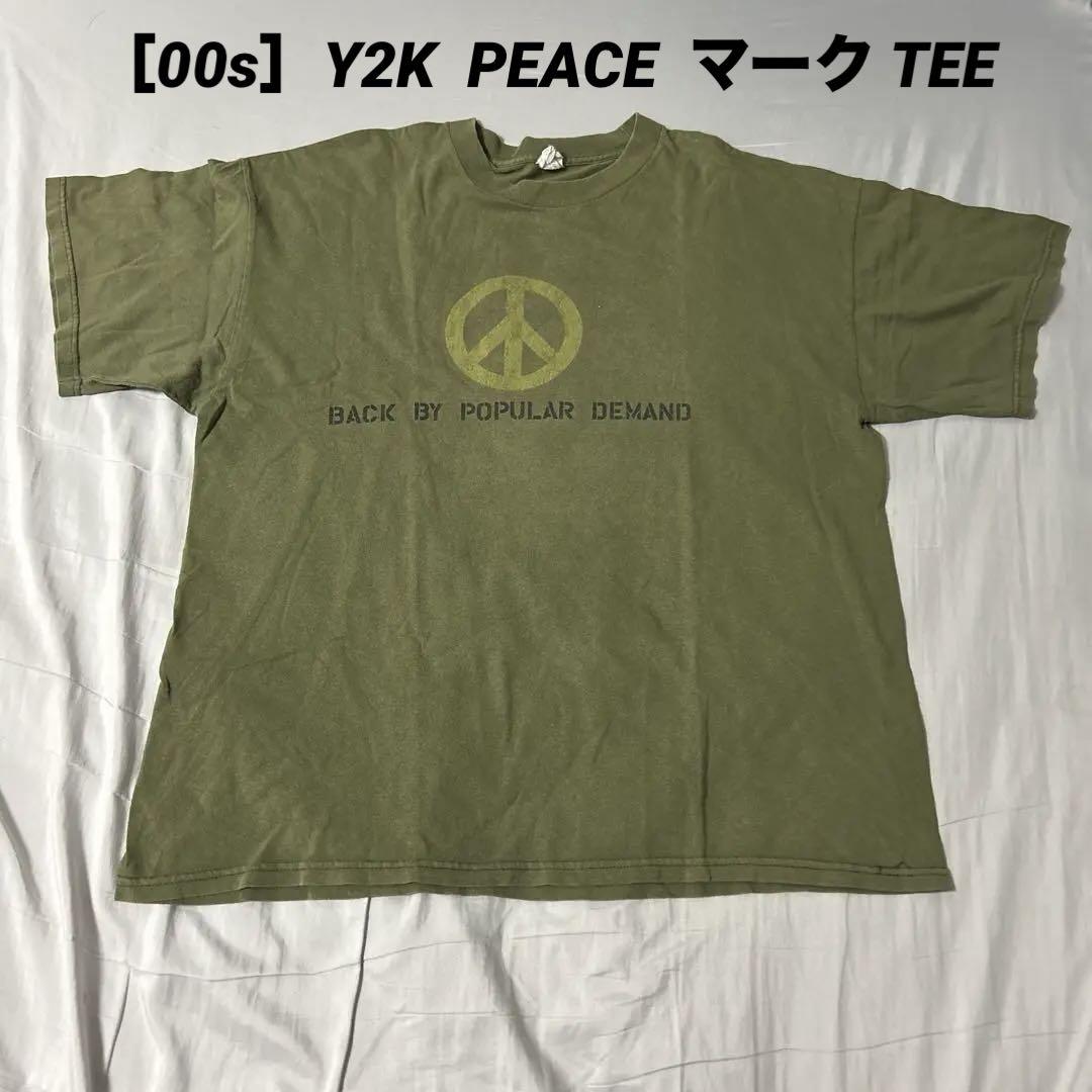 ［00s］ピース　PEACE Y2K Tシャツ