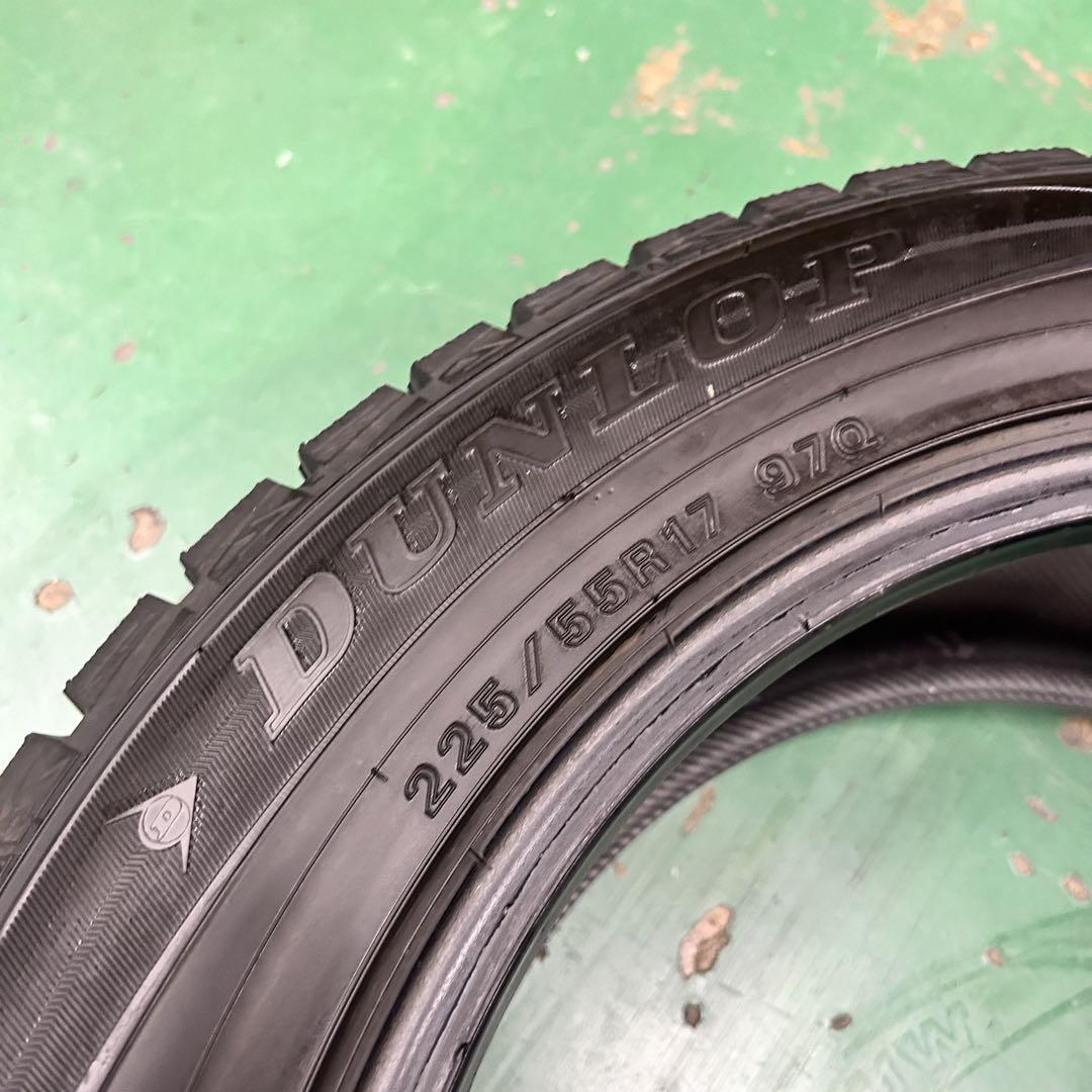 中古スタッドレス225/55Ｒ17　ダンロップ4本　フーガ、フォレスター、ＸＶ等