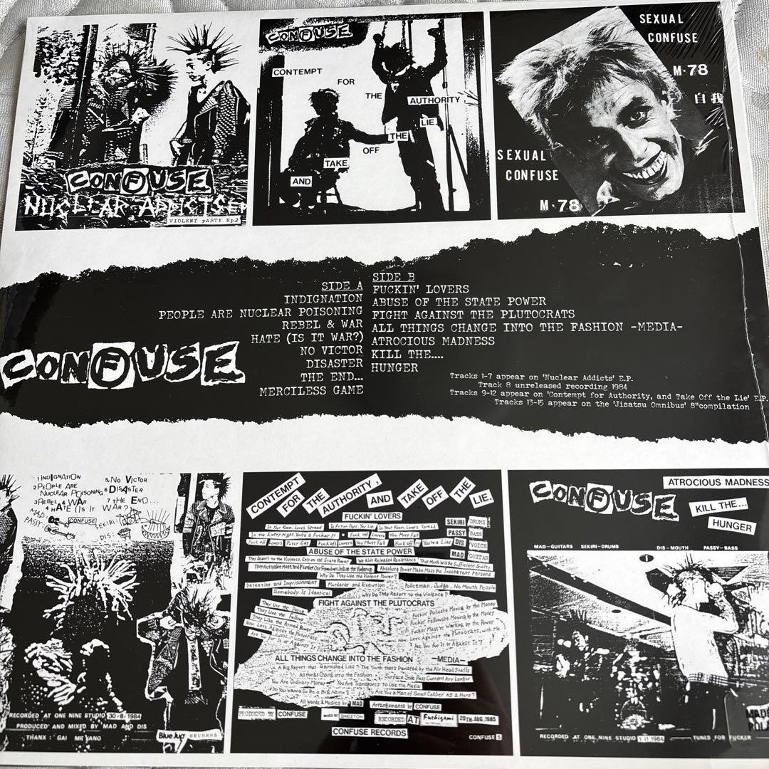 CONFUSE 1981-1985 LP 未開封新品　コンフューズ　リプロ CONFUSE 1981-1985 LP 未開封新品 コンフューズ リプロ - メルカリ