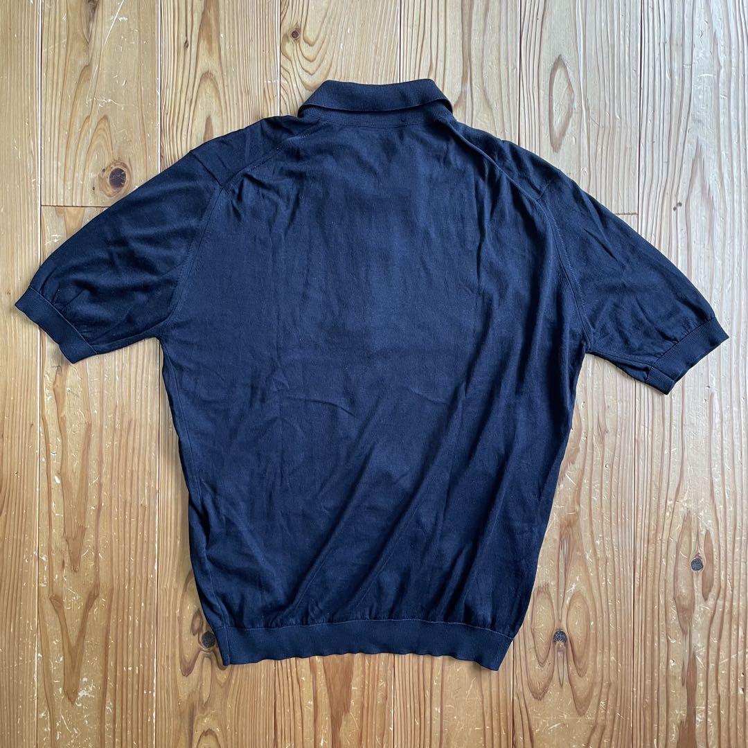 JOHN SMEDLEY ジョンスメドレーポロシャツ ISIS BLACK S