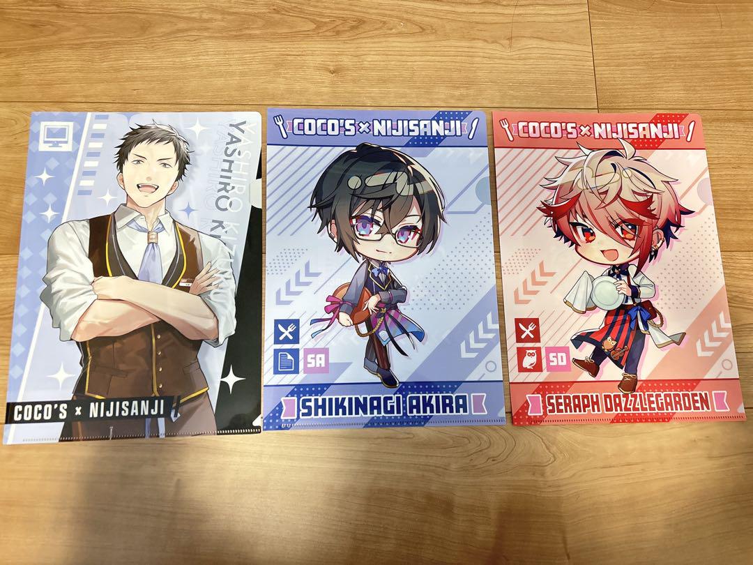 にじさんじ ココス クリアファイル 社築 四季凪アキラ セラフ