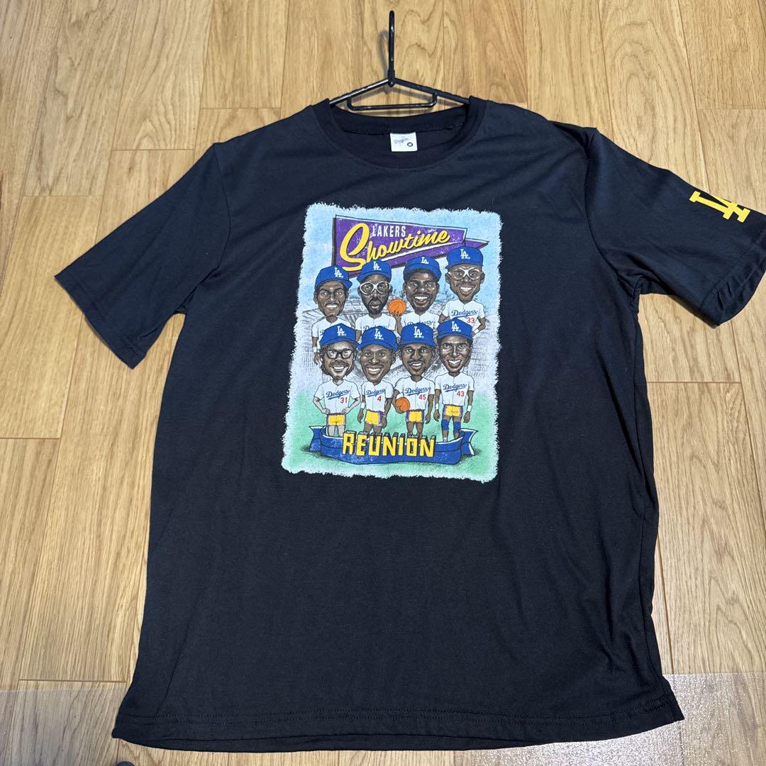 ロサンゼルス・レイカーズ　ドジャース Showtime Reunion Tシャツ ロサンゼルス・レイカーズ ドジャース Showtime Reunion Tシャツ