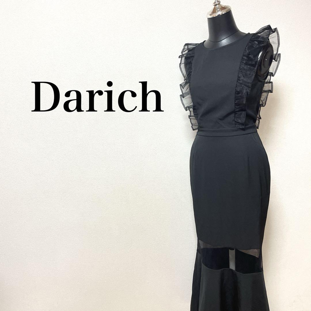 Darich ポイントメッシュフリルワンピース