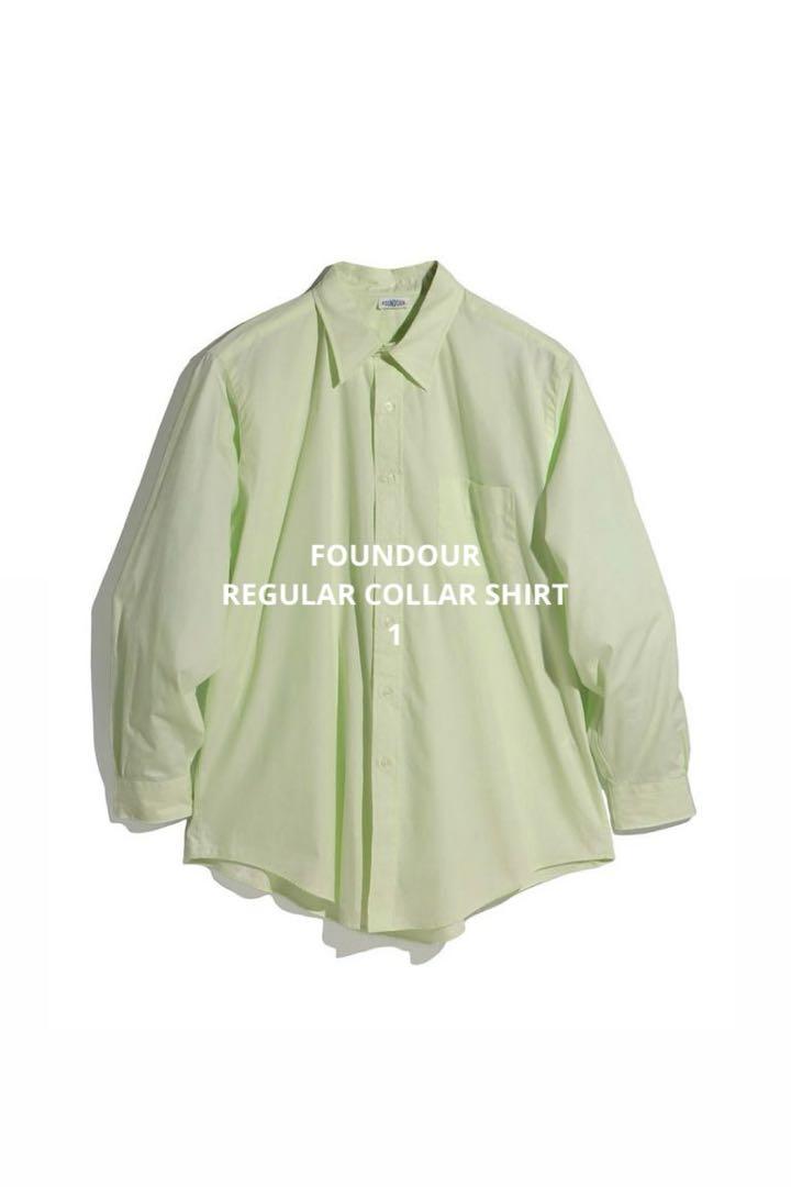 FOUNDOUR REGULAR COLLAR SHIRT シャツ