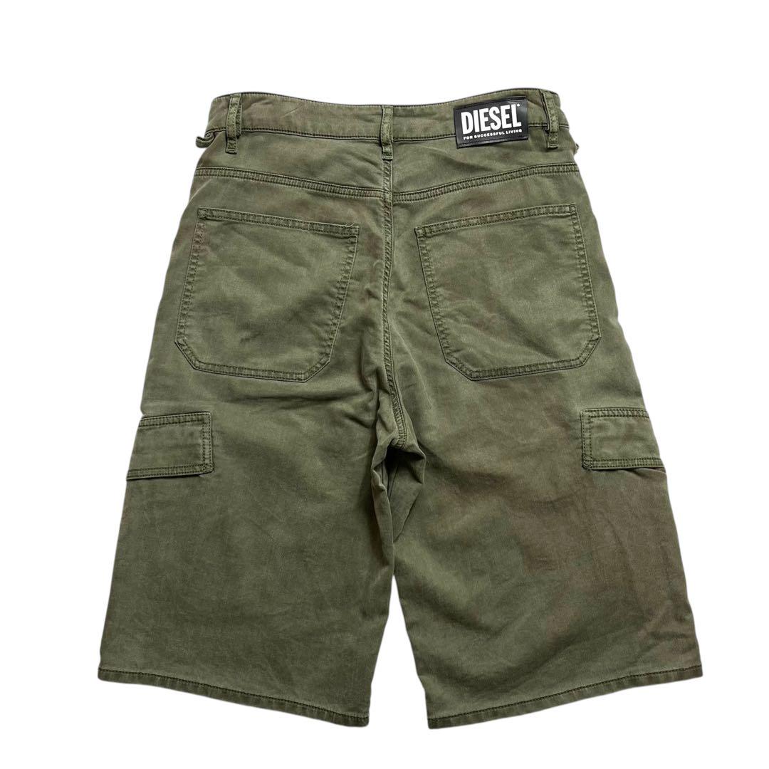 美品　DIESELディーゼル　ハーフパンツ　カーキ　28 ストレッチ 233