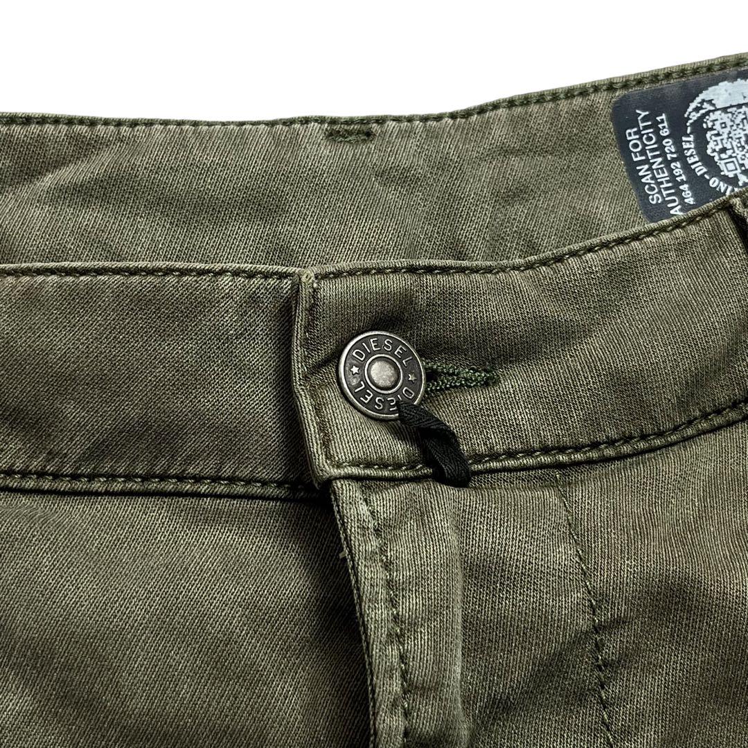 美品　DIESELディーゼル　ハーフパンツ　カーキ　28 ストレッチ 233