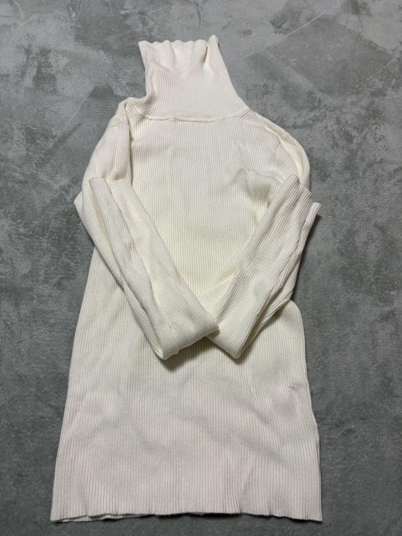 お値下げ！anuans カシミヤブレンドフィットリブニットプルオーバー