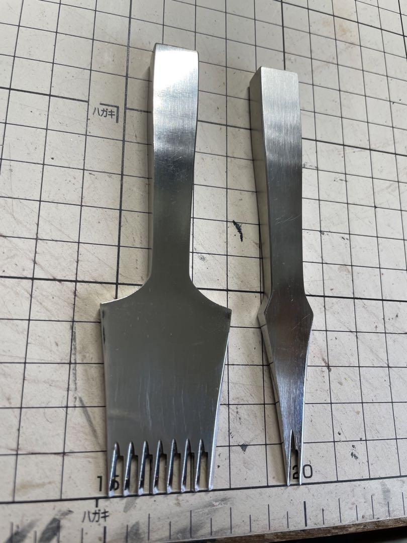 ヨーロッパ目打ち　2本目8本目セット　WUTA 3.38mm レザークラフト工具