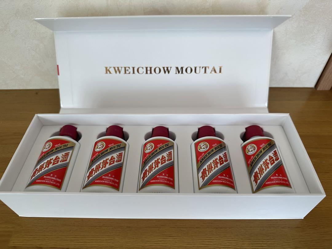 【GINGER掲載商品】 貴州茅台酒】 50ml ギフトボックス x2セット 5本セット x その他