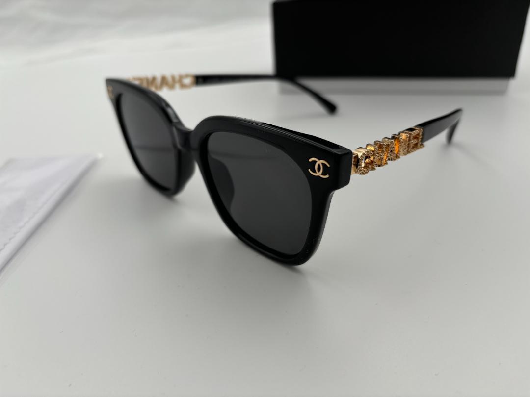 CHANEL ブラック キャットアイ サングラス - メルカリ
