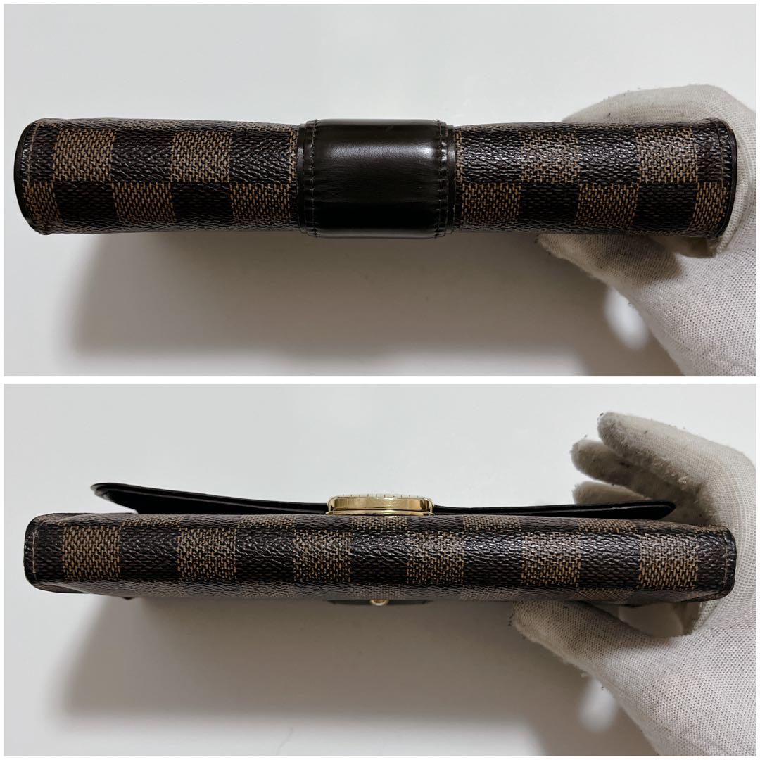 美品 ルイヴィトン ダミエ ポルトフォイユ システィナ 長財布 二つ折り財布