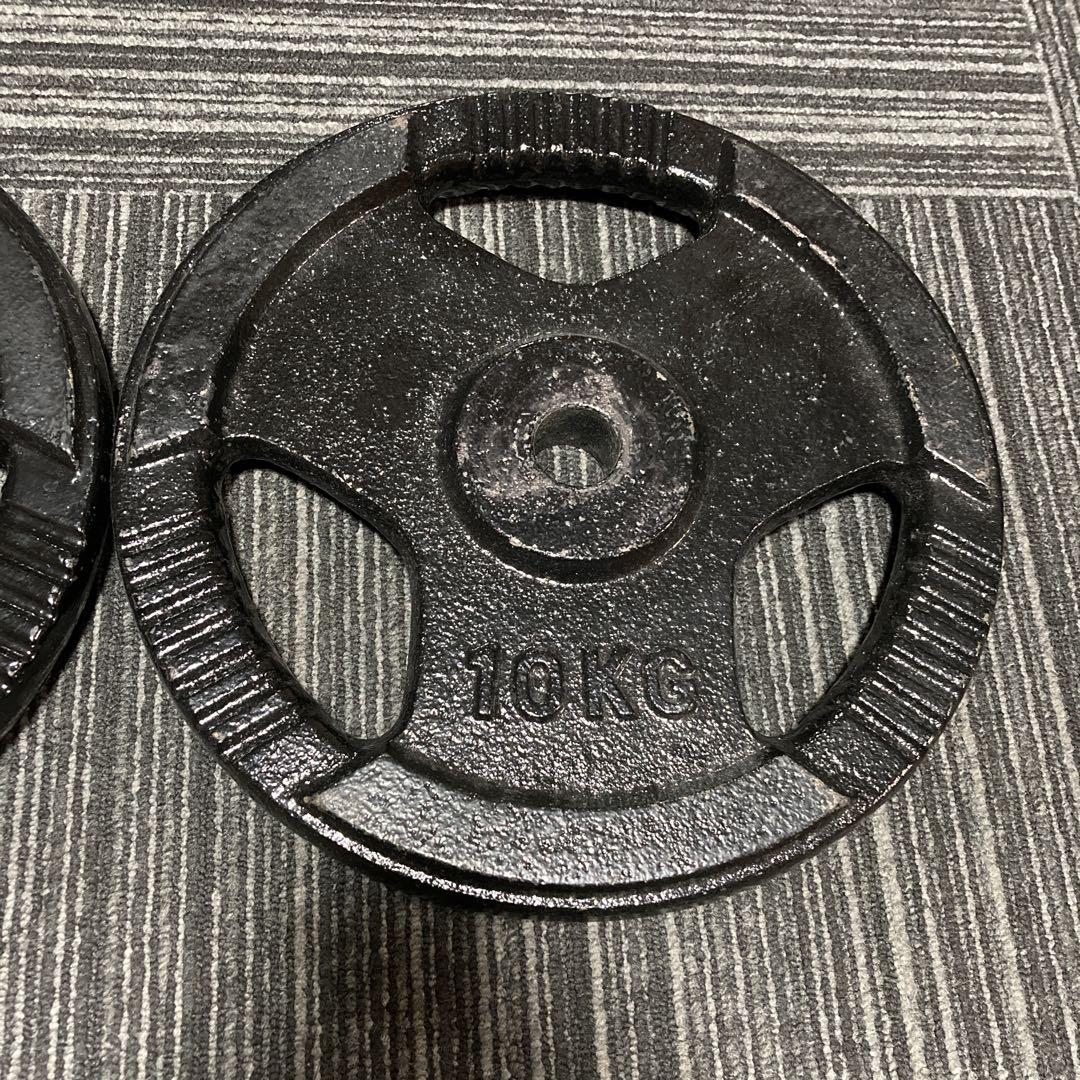 10kg 2枚。 バーベルプレート