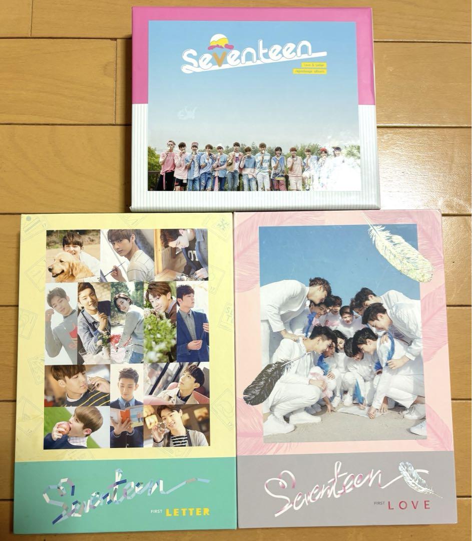 SEVENTEEN 1ST ALBUM 'LOVE&LETTER' アルバム3種 K-POP・アジア