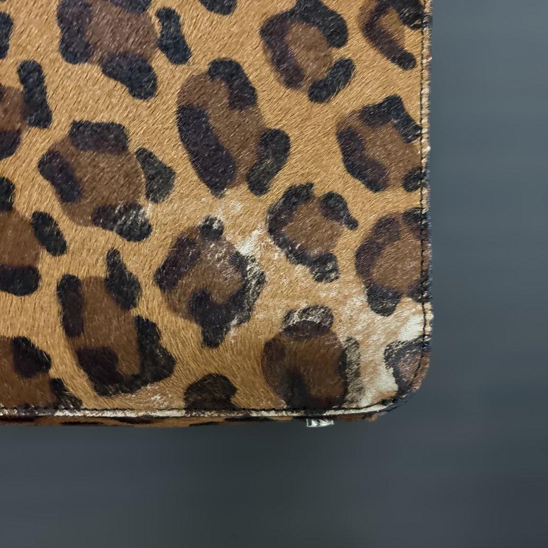 BARNEY'S NEW YORK ヒョウ柄ファーバッグ