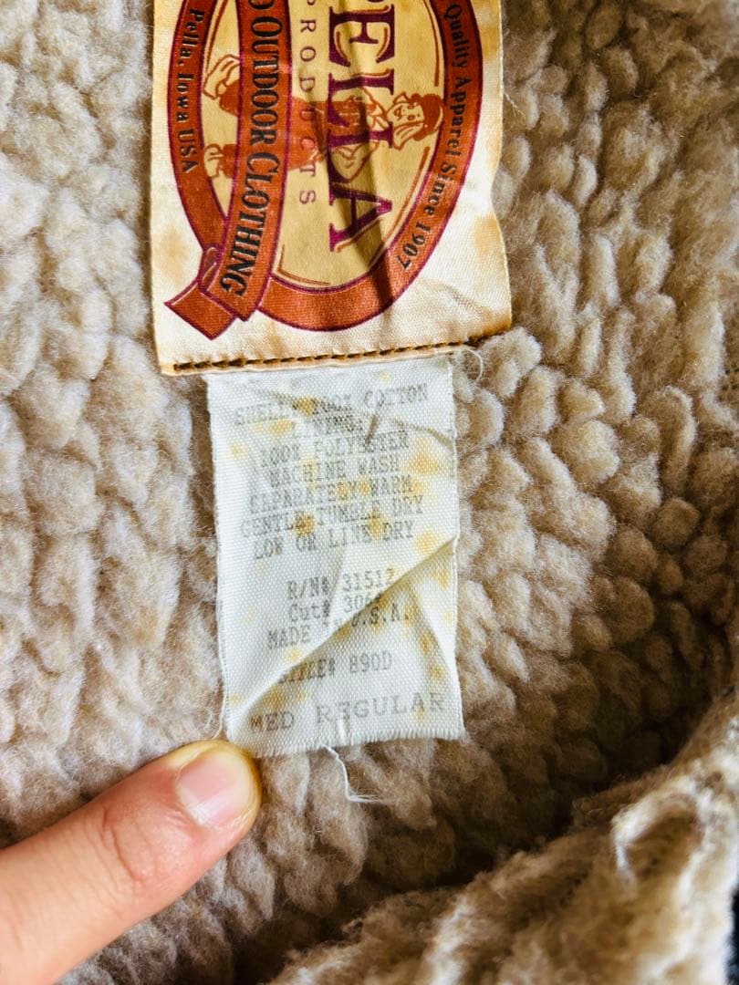 PELLA 裏ボアダックジャケットUSA製ワークビンテージCarhartt好きに