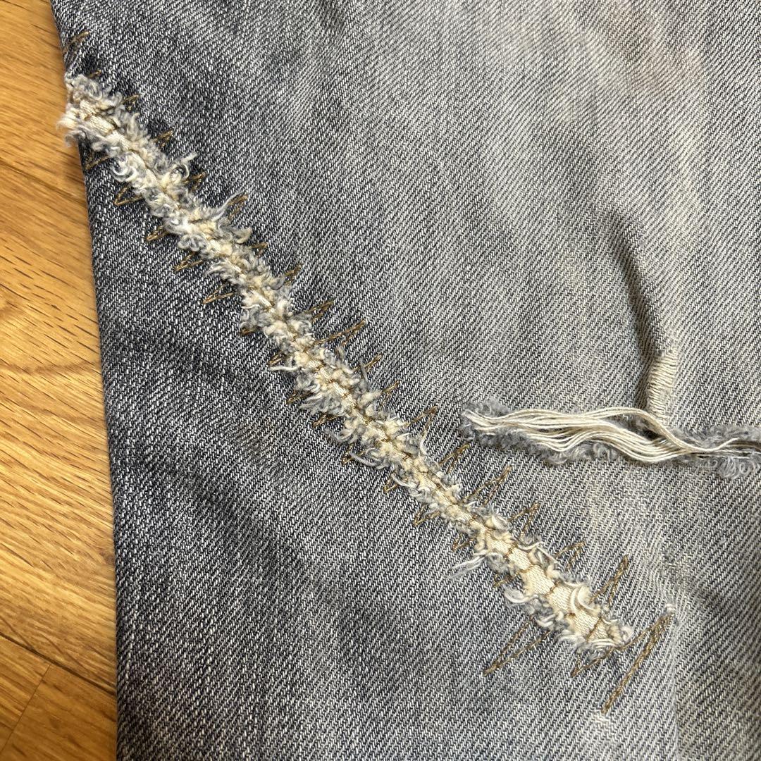 ダメージ加工 デニム