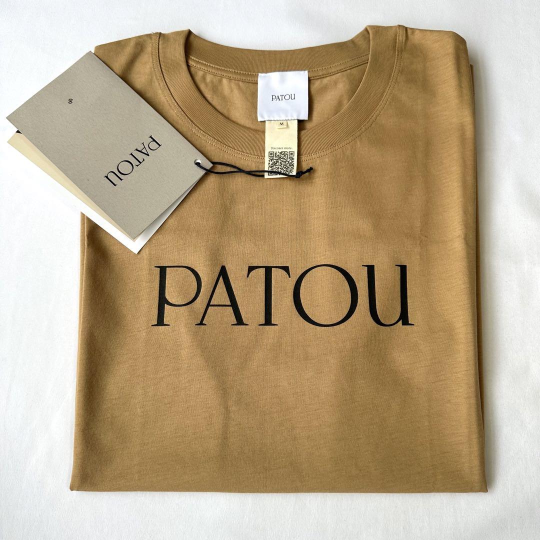 新品未着用 Patouオーガニックコットン ロゴTシャツ Chestnut M online ...