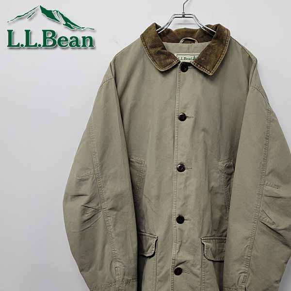 90s 古着 エルエルビーン コーデュロイハンティングジャケット  ベージュ