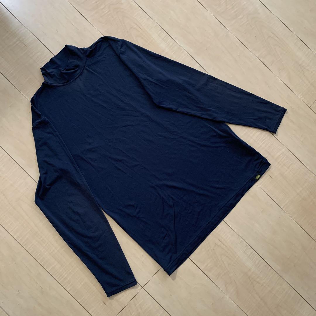 F.C.R.B. ネイビー長袖ハイネック M ZETT 野球 ネイビー 長袖 ハイネック アンダーシャツ M - メルカリ
