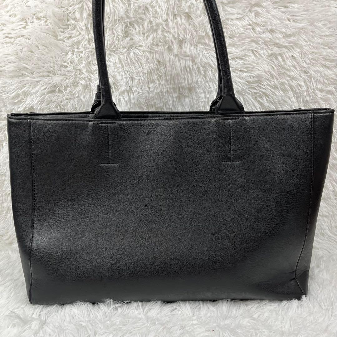 タケオキクチ　ビジネストートバッグ　ブラック　オールレザー　肩掛け