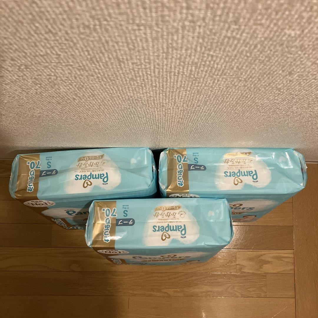 Pampers ふかふか テープ Sサイズ 210枚（ 70枚 × 3パック）