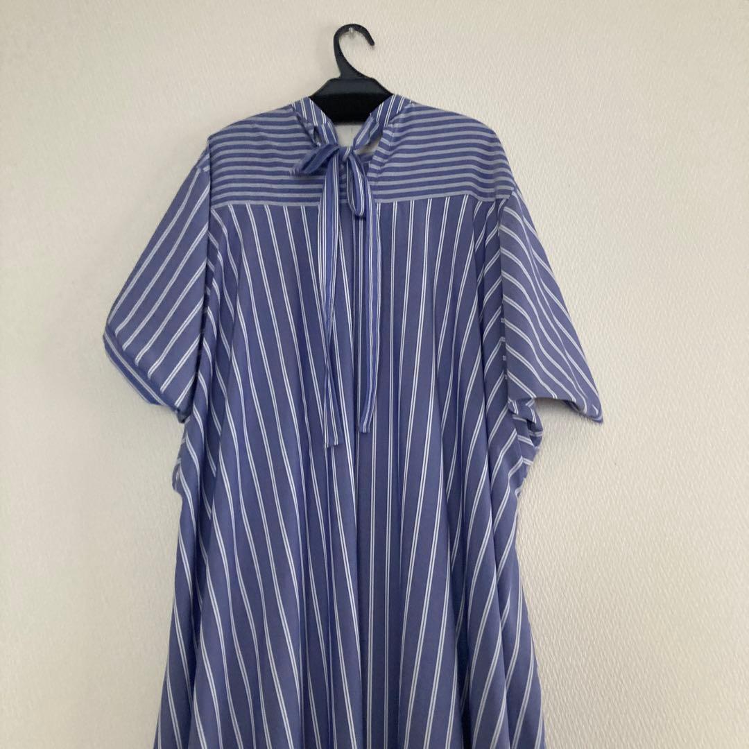 最も信頼できる 【カデュネ】CADUNE コンビストライプワンピース